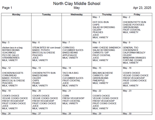 NCMS Lunch May